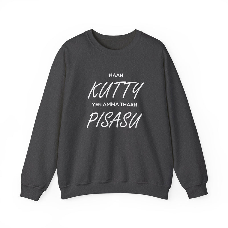 Kutty Pisasu Crewneck x White