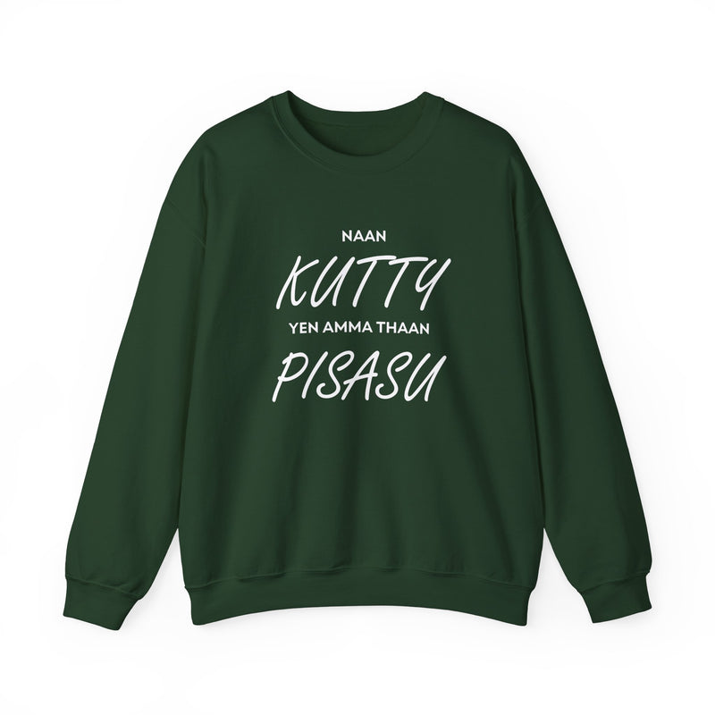 Kutty Pisasu Crewneck x White